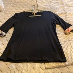 Burberry Brit 3/4 sleeve top